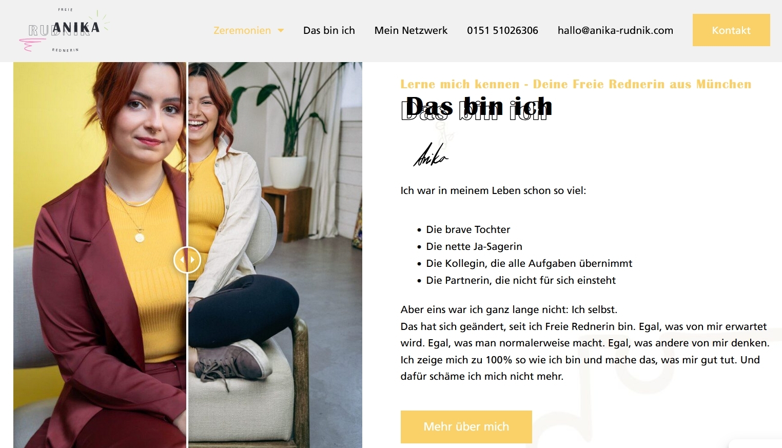 Anika Rudnik – Freie Rednerin in München